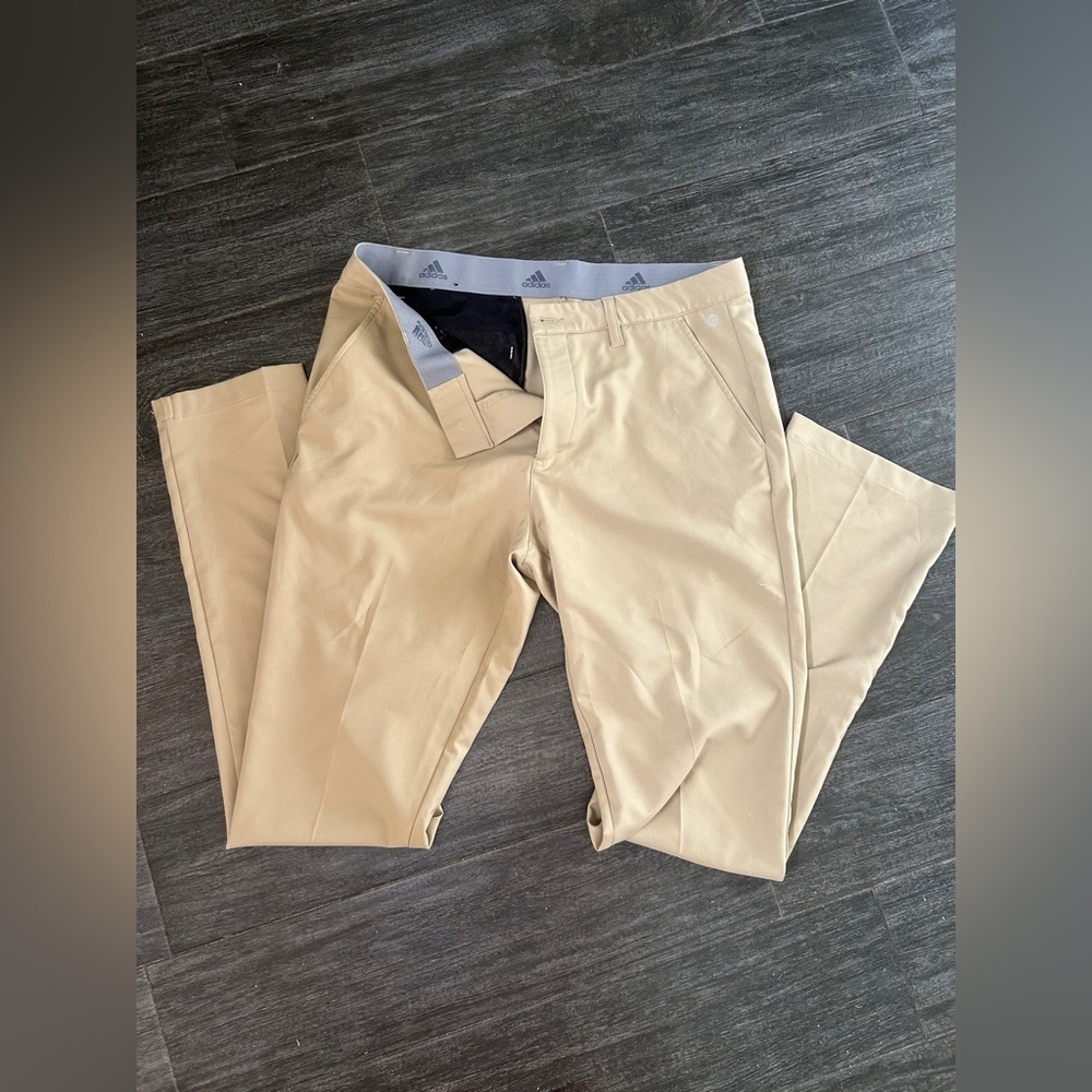 Adidas Men's Tan Golf Pants